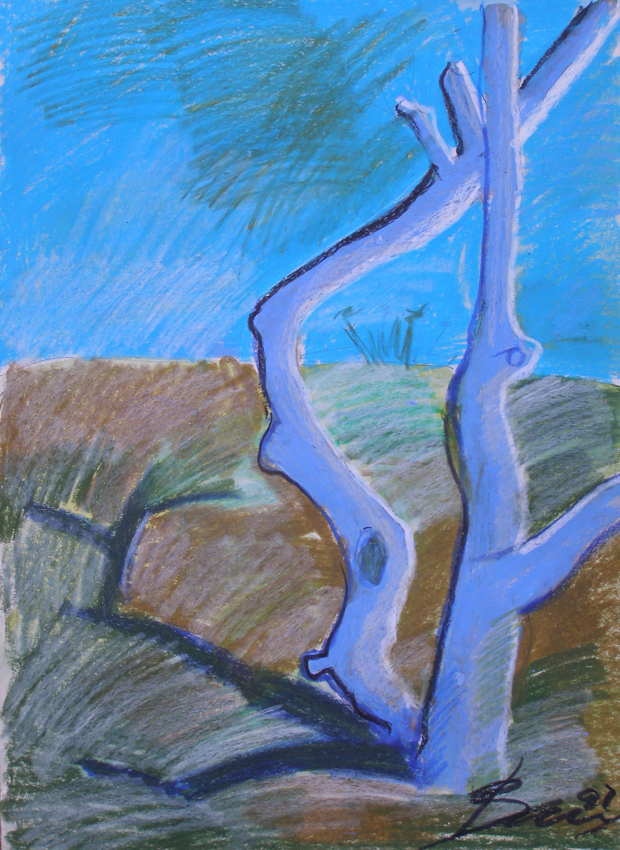 Trees of the blue moon
